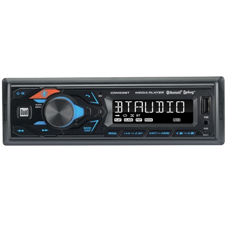 DUAL Single-DIN In-Dash All-Digital Media Receiver with Bluetooth XRM59BT